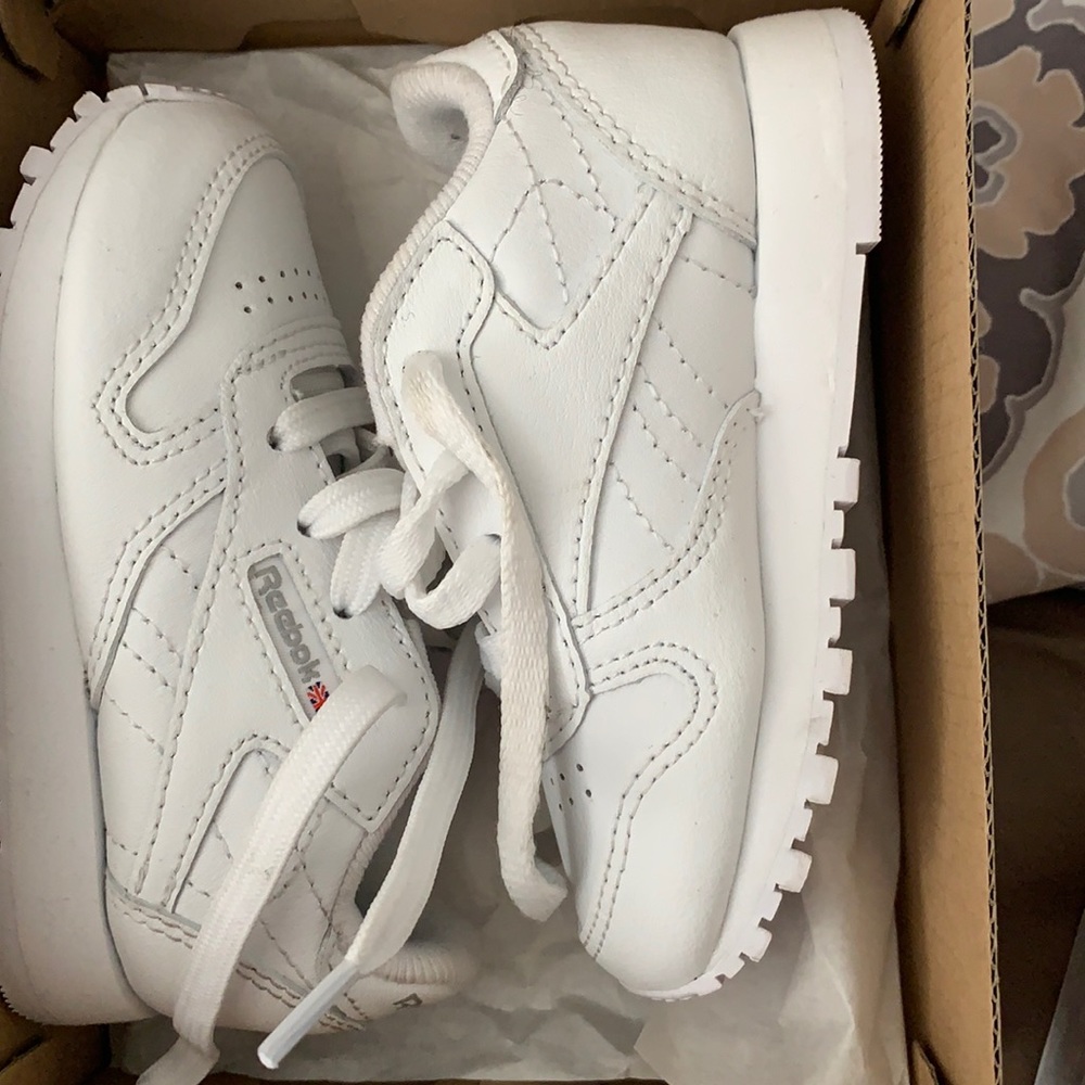 Reebok toddler white